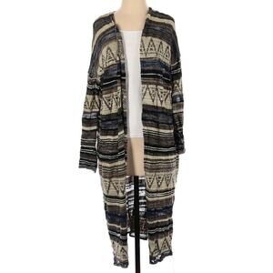 Free People Boho Print Cardigan Sweater